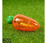 5pcs Trasparente Pasqua Plastica Carota Uova Forma Regalo per Dolci Decorazioni