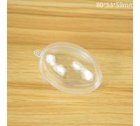 5pcs Trasparente Pasqua Plastica Carota Uova Forma Regalo per Dolci Decorazioni