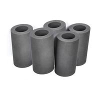 5pcs Tubo di Grafite Asta Cava di Grafite Ampiamente Usato nella Sinterizzazione del Diametro Interno dello Stampo può Essere Personalizzato Lunghezza 300mm, OD6mmID2mm