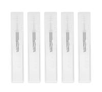 5pcs Tungsten Steel Spiral Milling Cutter, Wood Carving Router Bit Set, 3.175mm x 10mm Sharp Carbide End Mill with Mirror Polished Flute for Precision Carpentry and DIY Projects on