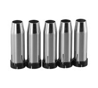 5pcs Ugelli Gas Compatibili per Uso con Utensili Saldatura MB 24KD MIG