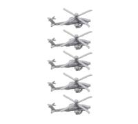 5PCS USA AH-64 Elicottero D’attacco Modello In Resina 1/2000-1/200