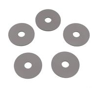 5PCS Valvola di scarico guarnizione, guarnizione rondella a membrana, guarnizione in gomma nera AH0007100R per WC a doppio scarico per ROCA