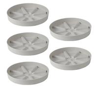 5PCS Vassoi Fioriera Giardinaggio 22 7x3 2cm per Crescita Piante in Tre Colori