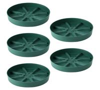 5PCS Vassoi Fioriera Giardinaggio 22 7x3 2cm per Crescita Piante in Tre Colori