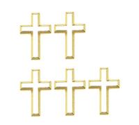 5pcs Versatile Crocifisso Spilla Pin Religioso Distintivo Accessorio Fatto a Mano Costume Accessori Cristiani Moda Spilla