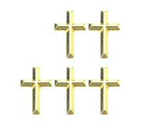 5pcs Versatile Crocifisso Spilla Pin Religioso Distintivo Accessorio Fatto a Mano Costume Accessori Cristiani Moda Spilla