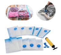 5PCS Vuoto Conservazione Vestiti Compressa Borsa Viaggi di Base Risparmio Spazio