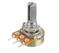 5PCS WH148 Potenziometro lineare a 3 pin da 15 mm con dadi e rondelle 1K 2K 5K 10K 20K 50K 100K 200K 250K 500K 1M Kit potenziometri(250K OHM)