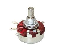 5PCS WTH118 2W 1A Potenziometro 1K 2.2K 4.7K 10K 22K 47K 100K 470K 1M WTH118-2W Potenziometro conico rotante in carbonio ad albero tondo(10K Ohm)