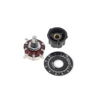 5Pcs WTH118 with Knob 2W 1A Potentiometer 1K 2.2K 4.7K 10K 22K 47K 100K 470K 1M MF-A03+Dial Plate(10K Ohm)
