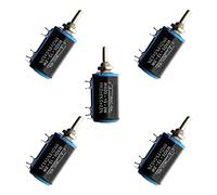 5Pcs WXD3-13-2W Potenziometri di precisione a filo avvolto 100-100K Ohm Resistori regolabili rotanti a filo avvolto di precisione fai-da-te Accessori specializzati (Size : 680 Ohm)