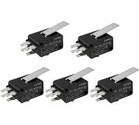 5PCS XV-152-2C25 Micro finecorsa a leva dritta nera