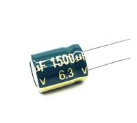 5pcs6.3V 1500UF 10 * 13 Impedance high frequency aluminum electrolytic capacitor 10 * 13 RUAJOGYNVM
