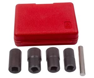 5pezzi Dado ruota bloccaggio Removal bloccare Bullone Remover Tool Set