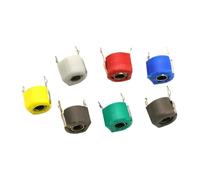 5PF 10PF 20PF 30PF 40PF 50PF 60PF 70PF 120PF Adjustable Capacitor Trimmer Variable Capacitance 6mm JML06-1-120P 20/30/P CZAOINCU(120P 10pcs)