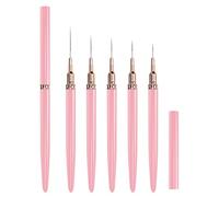 5Piece Unghie Design Unghie Arte Pittura Pennello Con Manico Ergonomico Per Tratti Liscio E Dettagliata Creazione Del Modello Nail Art Brush Set