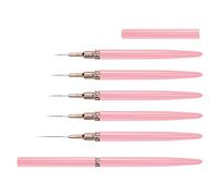 5Piece Unghie Design Unghie Arte Pittura Pennello Con Manico Ergonomico Per Tratti Liscio E Dettagliata Creazione Del Modello Nail Art Brush Set