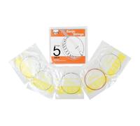 5Pieces Stringa di ricambio Banjo Strings Light Gauge Facile installazione suono luminoso struttura metallica per strumenti musicali corde di ricambio