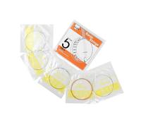 5Pieces Stringa di ricambio Banjo Strings Light Gauge Facile installazione suono luminoso struttura metallica per strumenti musicali corde di ricambio