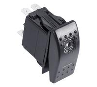 5Pin 12V On Off Rocker Toggle Control Switch LED Bar Lamp Get