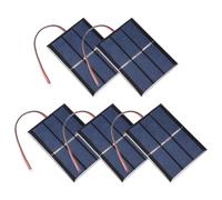 5pz 0,65 W 1,5V piccolo modulo pannello solare DIY con polisilicio 145mm filo pe