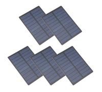 5pz 1,3 W 5V piccolo modulo pannello solare DIY per caricatore cellulare