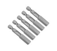 5pz 1/4" a gambo esagonale 50mm lunghezza magnetica testa esagonale H8 punte cac