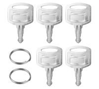 5pz 1100 Chiave Dispenser Carta Igienica, Chiave per Porta Carta Igienica Toilet Paper Dispenser Key con 2 Portachiavi per Tork SCA 1100 Distributore di Carta Professionisti Della Manutenzione