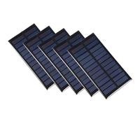 5Pz. 1W 6V piccolo modulo pannello solare polisilicio DIY per cellulare