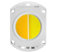 5Pz 200W Doppio Colore Alto LED COB Chip 3200K 6500K Per Faretto Da Esterno