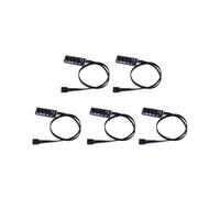 5pz 40 cm da 1 un 5 4 Pin TX4 PWM Fan CPU HUB Splitter PC Case Chasis Cooler Prolunga Controller Controller