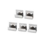5pz Acciaio Inox Muro Appendiabito Fermaglio Per Ceramica Picometra Display