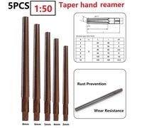 5PZ Alesatore manuale 1:50 gradi conici perno conico gambo manuale 3/4/5/6/8mm