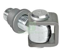 5PZ CARDINE A SALDARE CAVALLOTTO+BOCCOLA 120 COMUNELLO ZINCATO REGOLABILE M18: