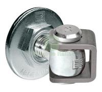 5PZ CARDINE A SALDARE CAVALLOTTO+PIASTRA 155 COMUNELLO ZINCATO REGOLABILE M18: