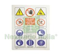 5PZ CARTELLO "12 SIMBOLI" CM.70X100H: