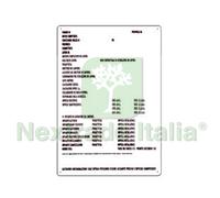 5PZ CARTELLO "DIREZIONE LAVORI" MONOCOLORE CM70X100H.: