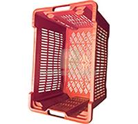 5PZ CASSA ORTOFRUTTA SALVASPAZIO ICS HDPE APERTA CM 52X42 H.CM 29 (245):