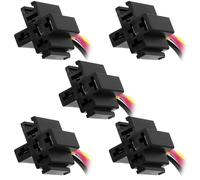 5pz CC 12V/24V 40A 5 terminali presa relè connettore cablaggio Auto