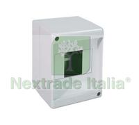 5PZ CENTRALINO DA PARETE SENZA SPORTELLO IP40 MM.100X90X135H. PER 2 4 MODULI 8W: