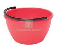 5PZ CESTA RACCOLTA TONDA ICS PPL ROSSO LT 16: