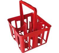 5PZ CESTELLO PORTA BOTTIGLIONI STEFANPLAST PLT POSTI 4 LT 2 CM 25X25 H.CM 32,5