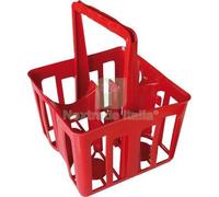 5PZ CESTELLO PORTA BOTTIGLIONI STEFANPLAST PLT POSTI 4 LT 2 CM 25X25 H.CM 32,5: