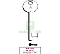 5PZ CHIAVE A MAPPA 6P1D (G.VAZ 0) PATENT AGB, CORNI, MP, PATENT: