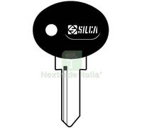5PZ CHIAVE AUTO MOTO GUZZI PIAGGIO MM1P SILCA ACCIAIO NICHELATO: