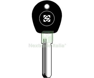 5PZ CHIAVE PUNZONATA MOIA MO1RP SILCA OTTONE NICHELATO: