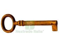 5PZ CHIAVI PER MOBILI MOD.33718 IN OTTONE PATINATO PULITO MM.69X24 LUNGHEZZA GA: