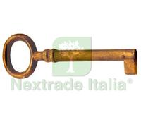 5PZ CHIAVI PER MOBILI MOD.33718 IN OTTONE PATINATO PULITO MM.69X24 LUNGHEZZA GA: