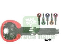 5PZ CHIAVI PUNZONATE PER CILINDRI CISA 6+7 SPINE CS62DZ CS62DZ SILKY 5 COLORI A: